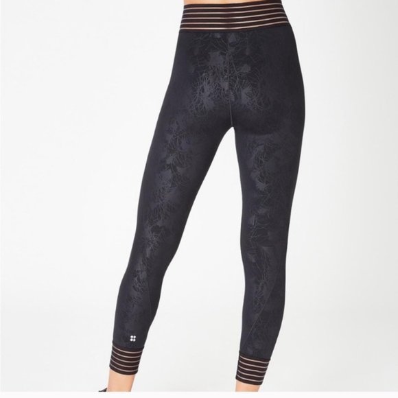 SWEATY BETTY NEW Embossed 7/8 Workout Leggings - Picture 4 of 8